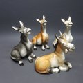 Original South African Cheval Glazed Porcelain Smiling Donkey Collection!!! (Bid for all)