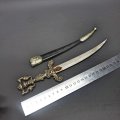 Vintage Highly Decorative Middle Eastern Dagger Styled Letter Opener with Sheath!!!