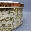 Highly Decorative Vintage Embossed Lithographed Biscuit Tin!!!