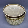 Highly Decorative Vintage Embossed Lithographed Biscuit Tin!!!