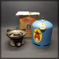 RARE!!! Original Vintage Swiss PRIMUS 2005 Boxed Canister and PRIMUS 2055 Stove!!!