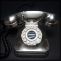 Vintage Styled Chrome Metal Telephone!!! (Working)