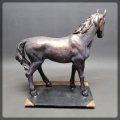 Detailed Applied Bronze Composite Equestrian Themed Statue!!! (250mm x 250mm)