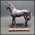 Detailed Applied Bronze Composite Equestrian Themed Statue!!! (250mm x 250mm)