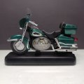 RARE!!! Large Detailed Hard Plastic Thunderbird Motorbike Mantel Clock!!!