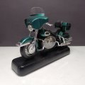 RARE!!! Large Detailed Hard Plastic Thunderbird Motorbike Mantel Clock!!!
