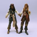 Two Original Highly Detailed Pirated of the Caribbean Figurines (12inch Bid for Both, No Boxes)