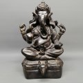 LARGE Detailed Black Cast Material Ganesh Elephant Statue!!!