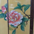 Vintage Hand Crafted Wood and Hand Painted Oriental Table Divider!!!