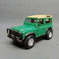 Original 1996 Die Cast Metal New Ray Green Land Rover Defender Scale 1:32