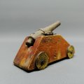 Small Vintage Brass and Wood Canon!!!
