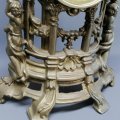 Highly Decorative and Ornamental Pressed Brass Metal German Mantle Clock!!!
