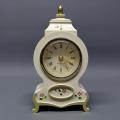 RARE!!! Small Detailed Footed Vintage Westclox Mantel Alarm Clock!!