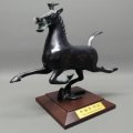 Fantastic!!! Original Oriental Cast Bronze Equestrian Boxed Statue!!!