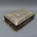 Fantastic!!! Highly Decorative Silver Plate Jewelry Box!!!