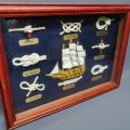 Fantastic!!! Shadow Framed Maritime Knot Display!!