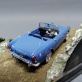 Original Cased Highly Detailed Sunbeam Alpine James Bond Die Cast Metal Car!!