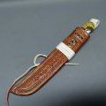 RARE!!!! Hand Crafted Middle Eastern Dagger and Leather Sheath!!!