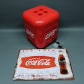 Vintage Styled Lithographed and Embossed Tinplate Coca Cola Sign and Ice Bucket!!!
