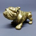 Fantastic!!! Vintage Solid Brass Bull Dog Paperweight!!!