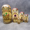 Original Hand Crafted 5 Level Russian Nesting Doll!!!