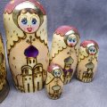 Original Hand Crafted 5 Level Russian Nesting Doll!!!