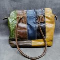 Original Genuine Leather Patch Leather Handbag!!!