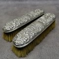 Fantastic!!! Two Highly Decorative Sterling Silver Brushes!!! Bid For Both!!