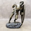 Fantastic!!! Highly Detailed Knight Statue Bookend (Hand Painted Cast Resin)