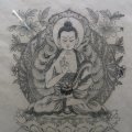 Fantastic!!! Detailed Oriental Mono Block Print on Thin Silk Paper!!! 500mm x 410mm (3)