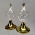 Fantastic!!! Original Freddie Andersen Design Germany Brass and Glass Droplet Lamps!!!
