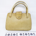 Original Vintage Genuine Ostrich Leather Ladies Handbag!!!