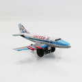 Rare!!! Small Lithographed Japanese Tintoy United Airlines Aeroplane!!!