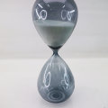 Large Grey/Blue Glass Hourglass!!!