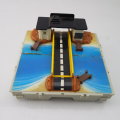 Original 1980's Micromachines Travel City Fold Up Toll Bridge Play Set!!!