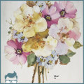 Framed Original Oil on Board Wild Flower Study by Wilme 1991!!! 340mm x 290mm