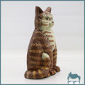 Large Vintage Cast Iron Hand Painted Cat Door Stop!!! 220mm Tall!!!