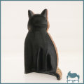 Large Vintage Cast Iron Hand Painted Cat Door Stop!!! 220mm Tall!!!