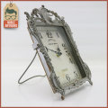 Ornate Cast Metal Framed Battery Operated Desk Clock!!!