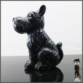 Detailed Black Cast Ceramic Scottish Terrier Door Stop!!!