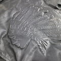 Original Hide Design Genuine Leather Ladies Biker Jacket With Hand Tooled INDIAN on Reverse!!!
