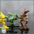 RARE!!! Vintage 1950's Hard Plastic Animal Sports Figurines Made in Hong Kong!!!