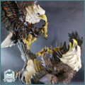 MASSIVE American Bald Eagles In Flight On Wood Plinth Statue - The Juliana Collection!!! 700mm Tall!