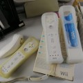Working Nintendo Wii White and Black With Wii Fit Board Combo!!! (Only One Power-supply)