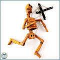 Detailed Hand Carved Articulated Wood Skeleton Puppet!!! 40cm Tall