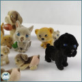 Vintage Fuzzy Flocked Animal Collection!!!