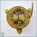 Original Solid Brass Sundial and Compass!!!