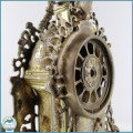 Magnificent!!! LARGE Ornate Cast Metal Antique Clock Housing!!!