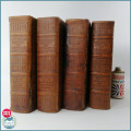 RARE!!! 4 Antique 1907 Leather Bound Historians` History Of The World (Set1)