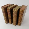 Fantastic!!! Original Leather Bound 1700`s Latin Book Collection!!! Bid For All!!!